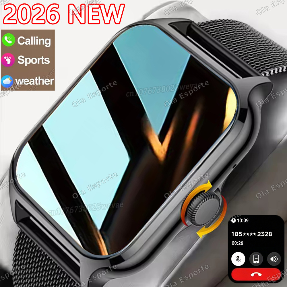 Neue Smartwatch mit Bluetooth-Anruffunktion, Kamerasteuerung, Mehreren Sportmodi, Herzfrequenz-, Blutsauerstoff- und Schlafüberwachung