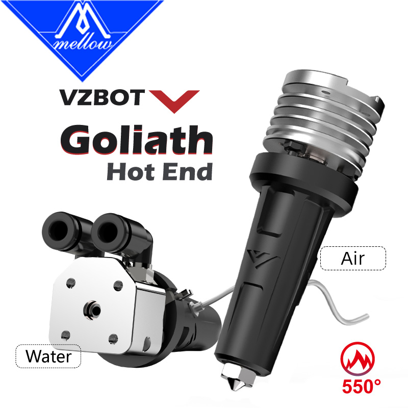 Mellow All Metal Goliath Air / Water V2 Hotend do szybkiej drukarki 3D Vzbot Voron HevORT Replace Dragon Crazy