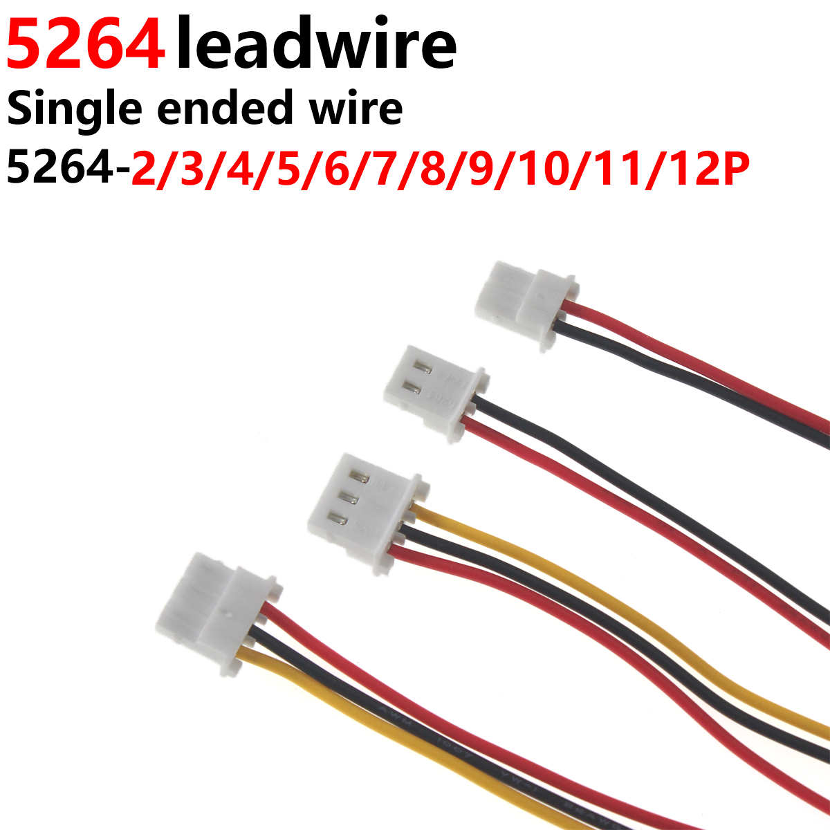 20/10 шт. 5264 Электронный соединительный провод с шагом 2,5 мм, 26AWG, односторонний, 200 мм, 20 см, 2P 3P 4P 5P 6P