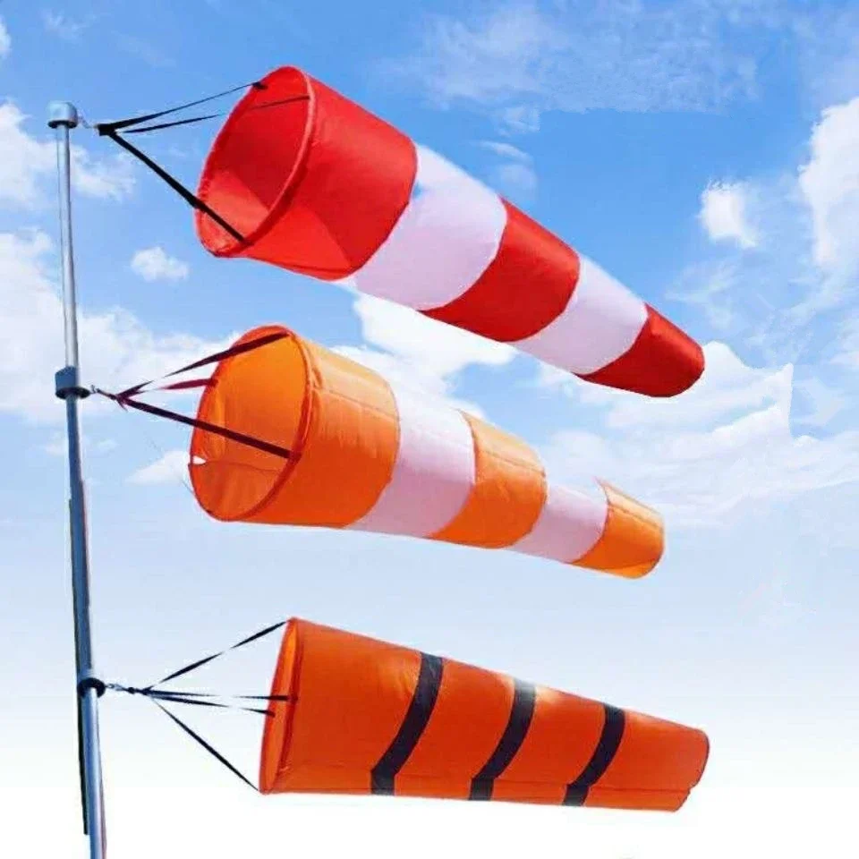 Windsock reflexivo para exterior, Scratchproof, Windproof, fluorescente, Weathervane, venda quente, 40, 60, 80, 100