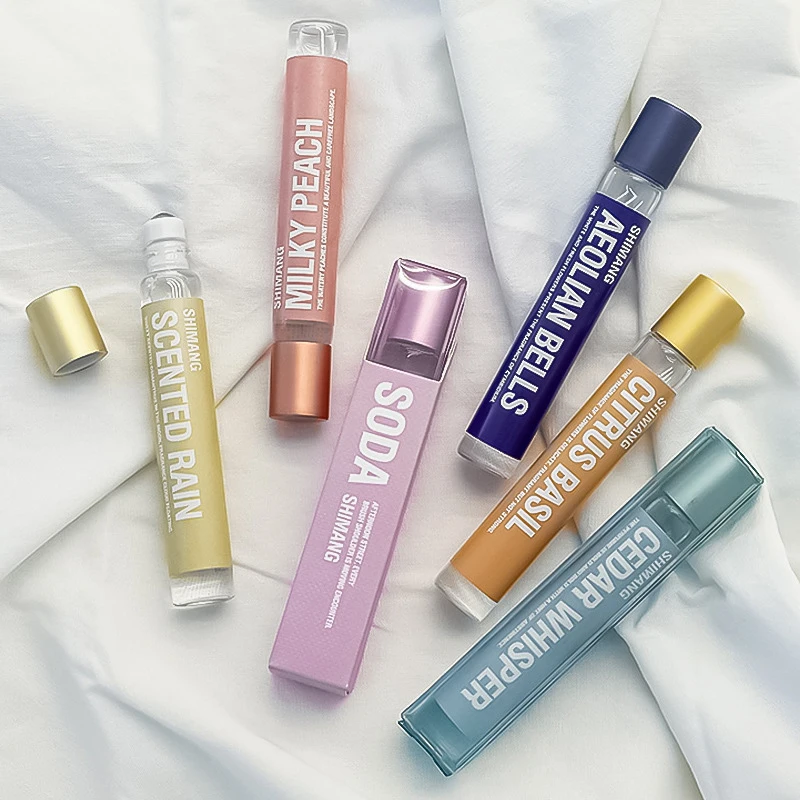 10ml de perfume roll-on fresco, natural, duradouro e com fragrância leve
