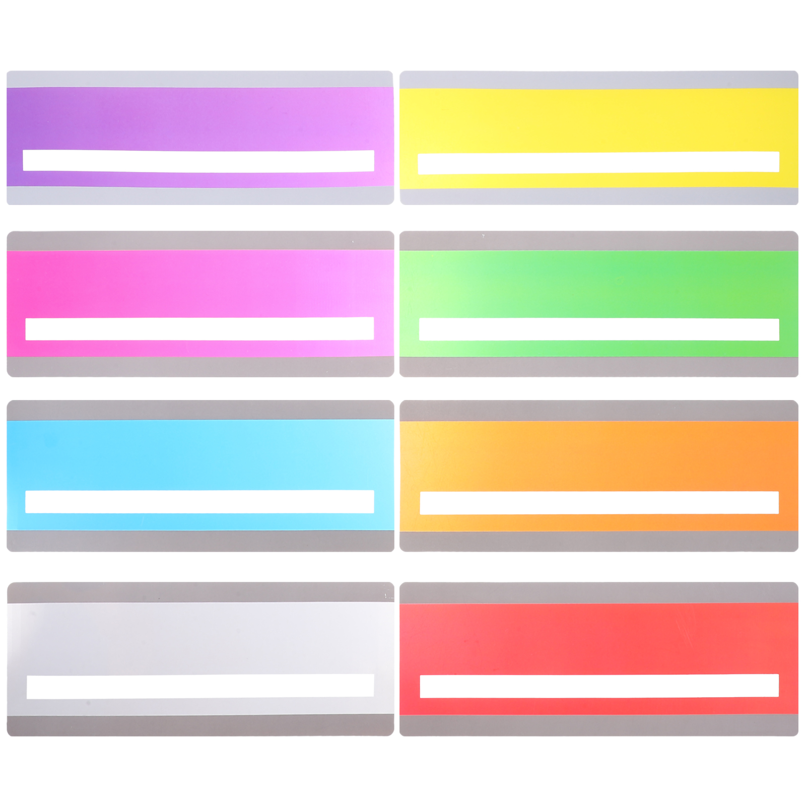 8pcs Help with Dyslexia for School Crystal Children Guided Reading Strips Highlight Strips Colored Overlay Highlight Bookmarks