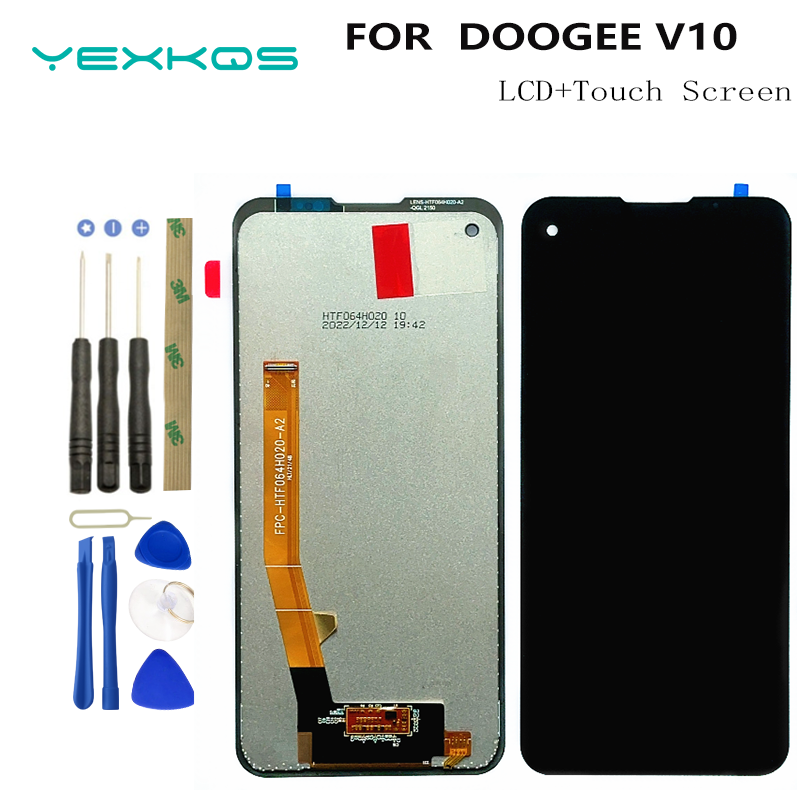 Écran tactile LCD de remplacement, 6.39 pouces, pour DOOGEE V10 V11, 100% original