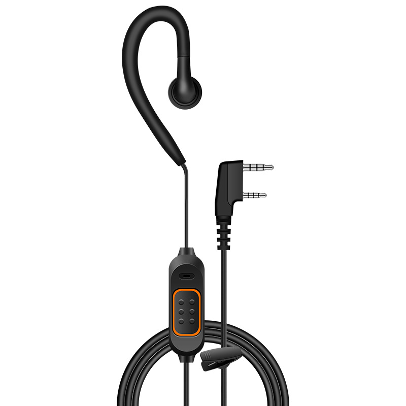 K-head Universal-Headset-Mikrofon, Walkie-Talkie-Kopfhörer, weiches Zubehör für BaoFeng UV-5R UV-5RH UV-21 PRO Quansheng UV-K6