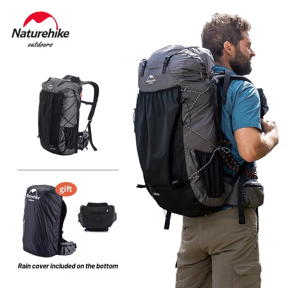 Naturehike – sac à dos 40l pour hommes, pour voyage, escalade, pêche, Trekking, Camping, randonnée, avec housse