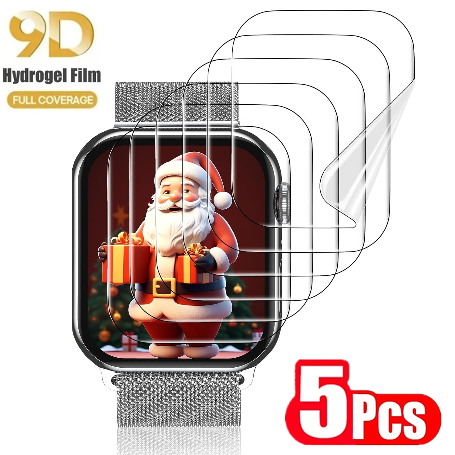 5 uds película de hidrogel para Apple Watch 5 6 SE 40MM 44MM 42 38MM Protector de pantalla Apple Watch Ultra 49MM 7 8 9 41MM 45MM 10 42MM 46MM