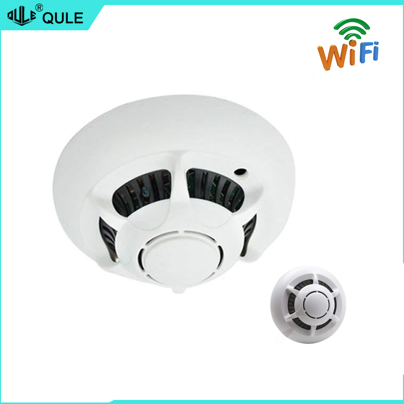 Датчик дыма со скрытой камерой 4K, Wi-Fi, удаленный просмотр