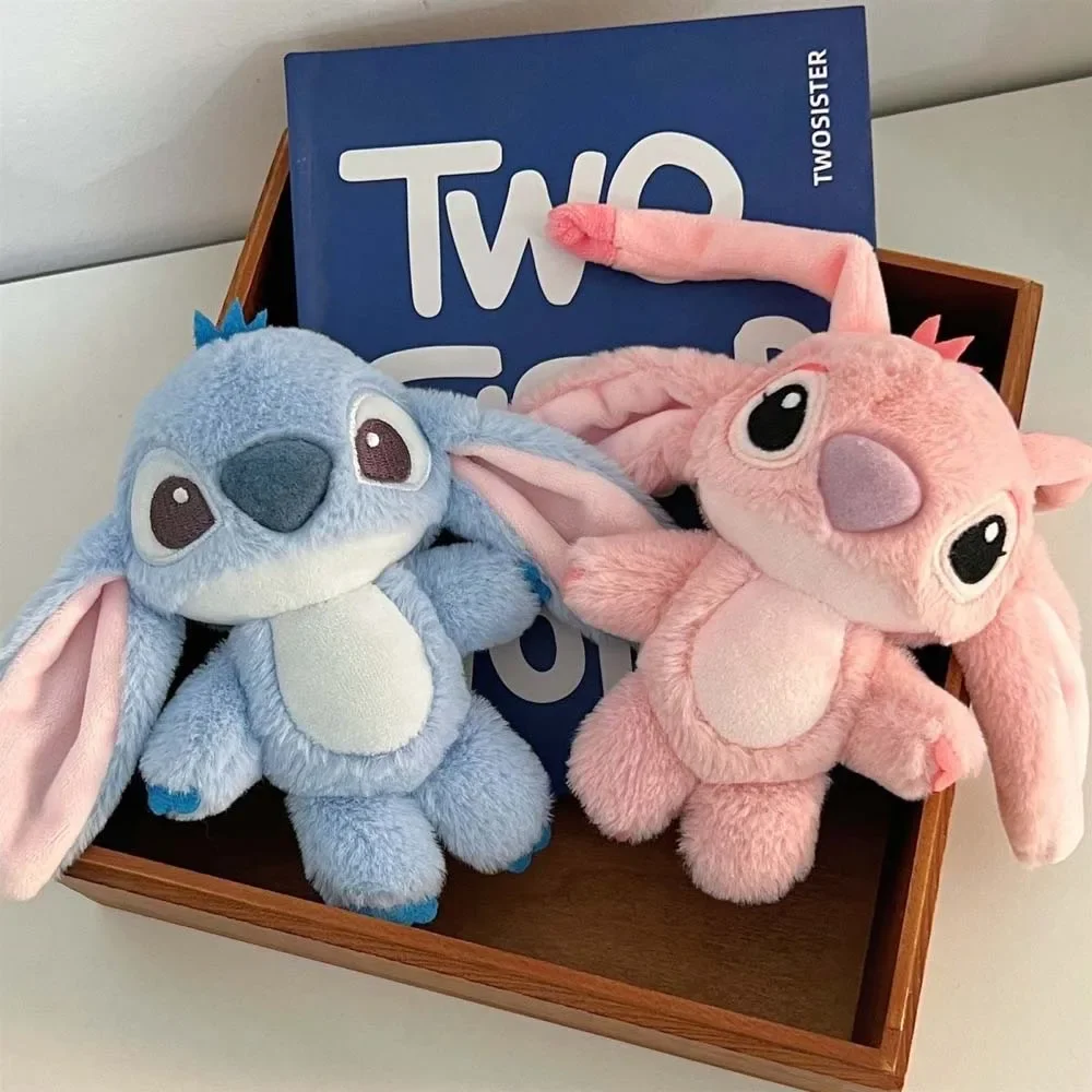 16 см Disney Stitch кукла брелок плюшевая игрушка рюкзак кулон аниме Лило и Стич игрушка для девочек мягкая мягкая кукла подарок на день рождения