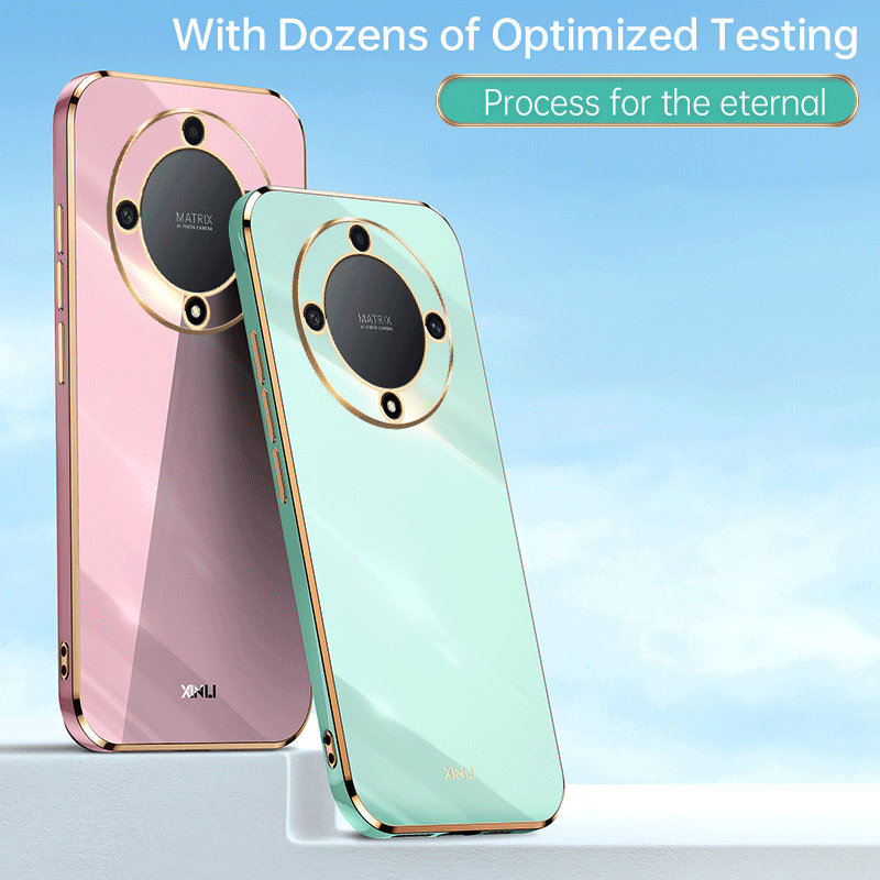 Honor Magic6 Lite ALI NX3 Casing Berlapis Bumper Silikon Penutup Belakang TPU Lembut Casing Ponsel Tahan Benturan untuk Honor Magic 6 Lite ALI-NX3