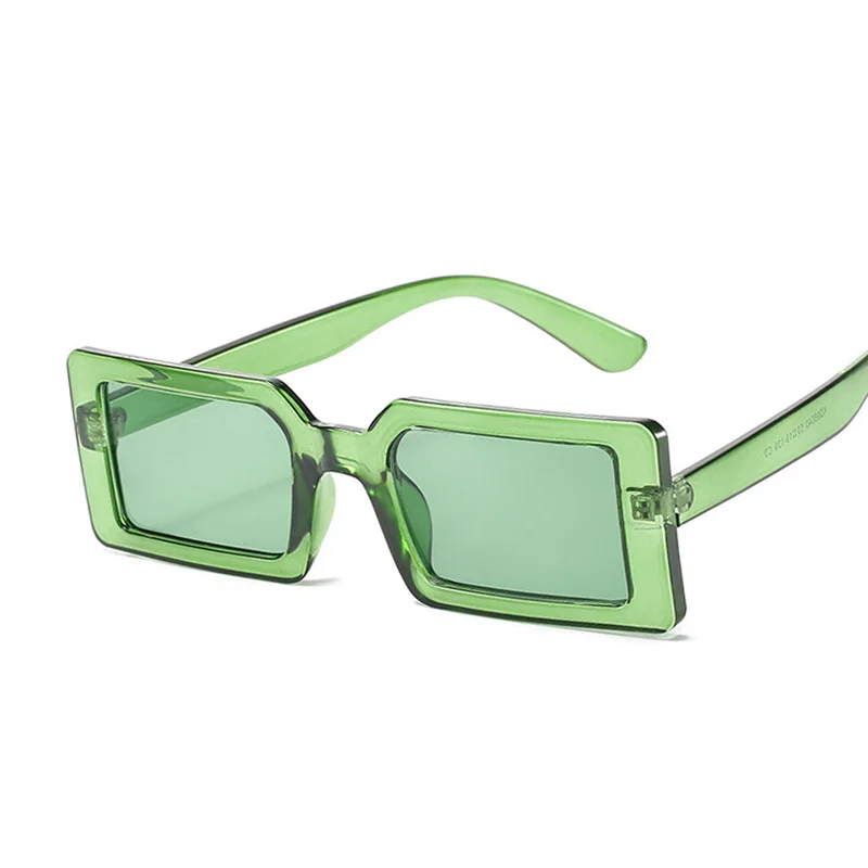 Occhiali da sole quadrati con tonalità retrò Donna Colori gelatina Occhiali da sole con montatura piccola Designer di marca di moda femminile Vintage Oculos De Sol