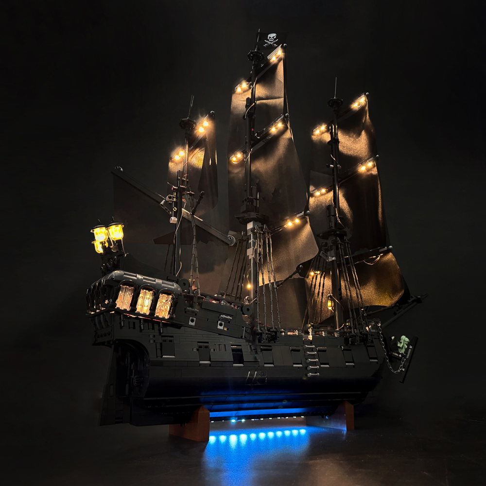 BYB LED-Beleuchtungsset für LEGO 10365 Captain Jack Sparrow's Piratenschiff, Bausteine, dekorative Lampe (Bau nicht im Lieferumfang enthalten)