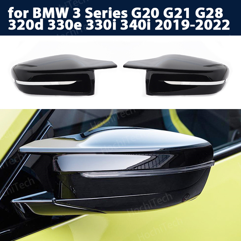 G30 g38 preto brilhante asa lateral espelho retrovisor capa tampas para bmw 2 3 4 5 7 séries g20 g21 g28 g22 g11 g12 g42 m4 estilo lhd rhd