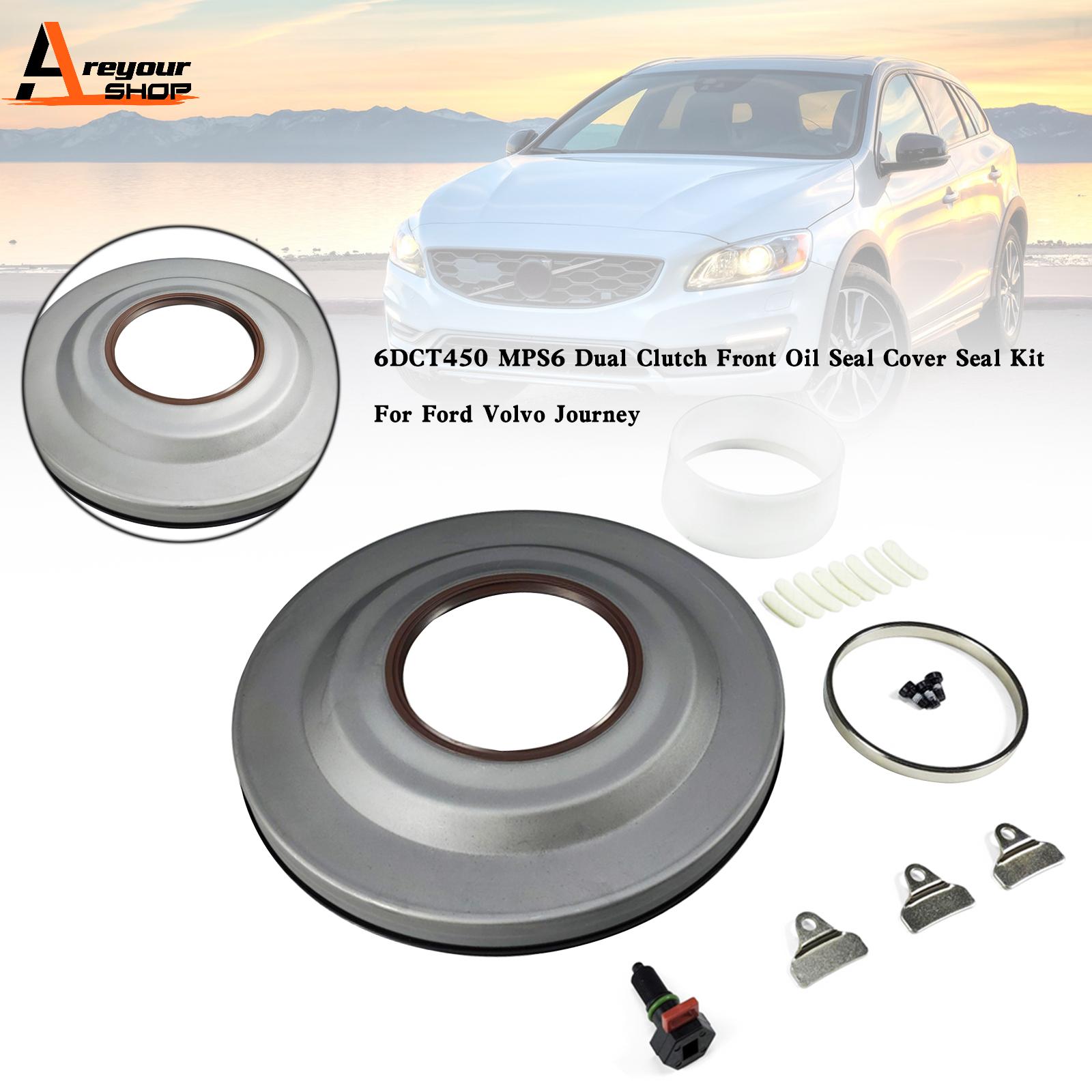 Areyourshop ชุดฝาครอบซีลน้ำมันหน้าคลัตช์คู่ MPS6 6DCT450สำหรับ Ford Volvo อุปกรณ์เสริมรถยนต์การเดินทาง