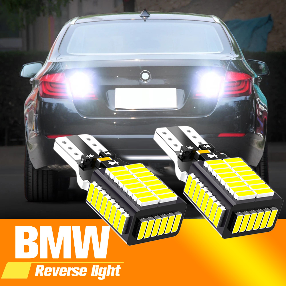 2szt LED Światło cofania Blub Lampa cofania W16W T15 921 Canbus Do BMW E81 E87 E88 E82 E92 E90 E91 E60 F07 F11 E61 1 3 5 Series