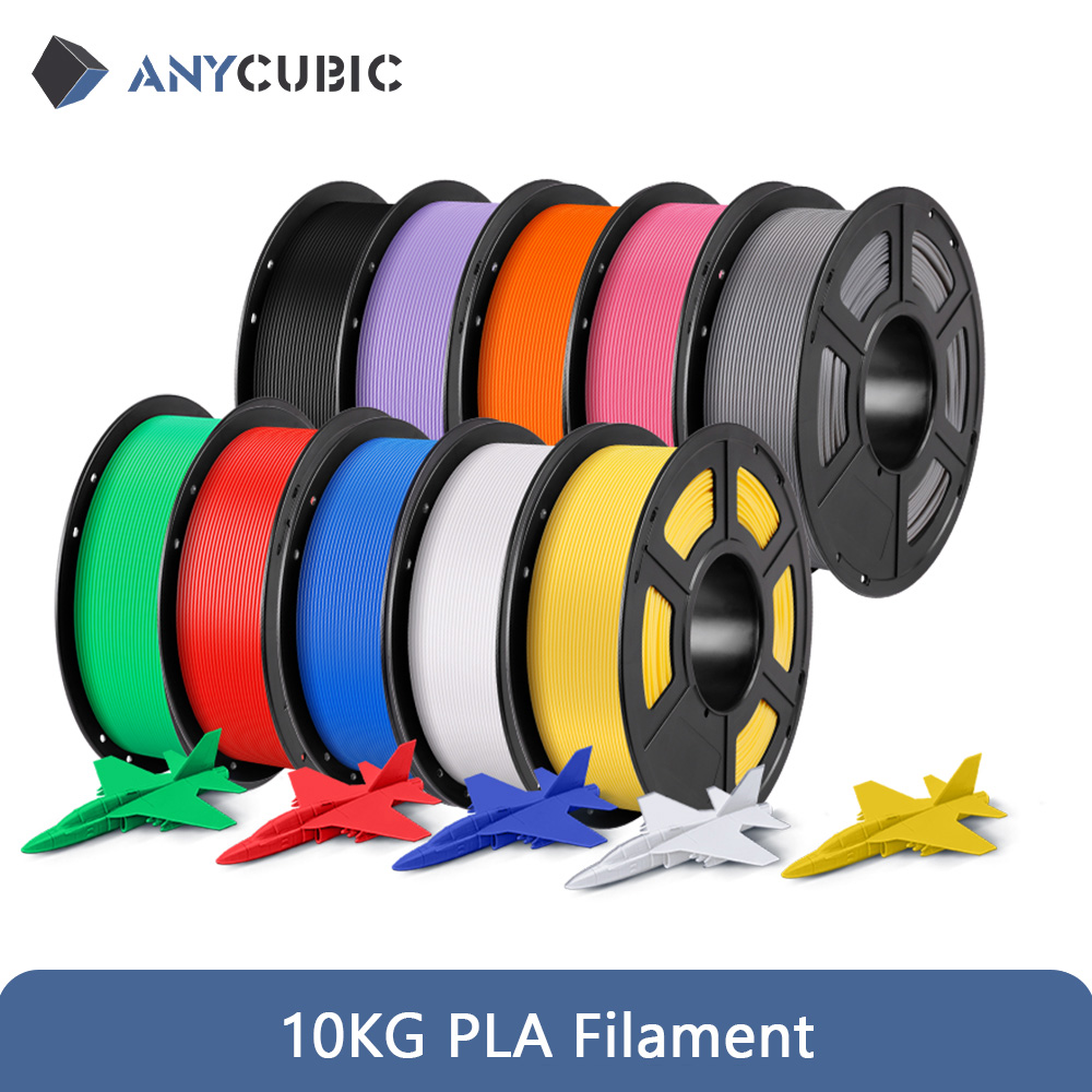 10 kg/partij ANYCUBIC 1.75mm Plastic PLA Filament Voor FDM 3D Printer Verbruiksartikelen 3D Afdrukken Materiaal Voor Kobra 2 Neo max