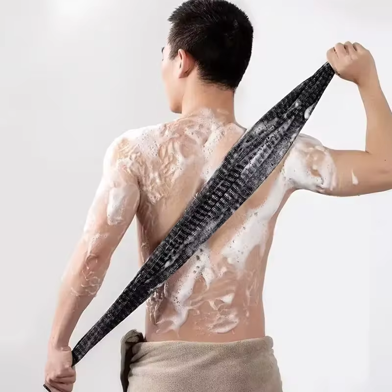 Exfoliante de espalda, Exfoliante de espalda de ducha, Exfoliante de ducha para hombres y mujeres, Exfoliante de espalda