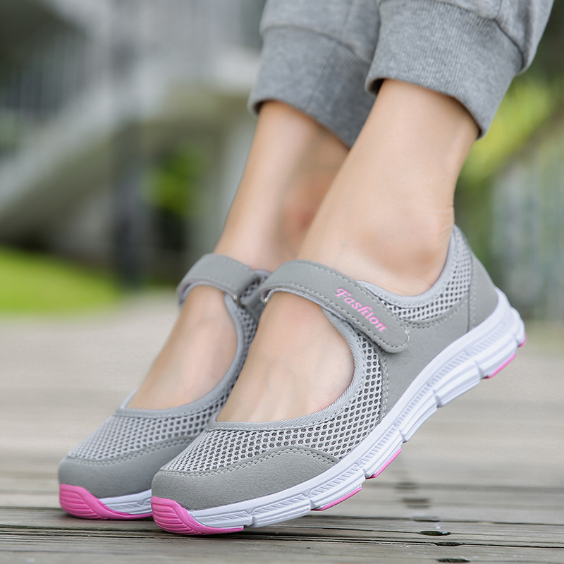 Zapatos de mujer, zapatos vulcanizados transpirables, zapatillas blancas ZapaWomen, zapatos casuales de malla transpirable a la moda para caminar, zapatos de trabajo para mujer