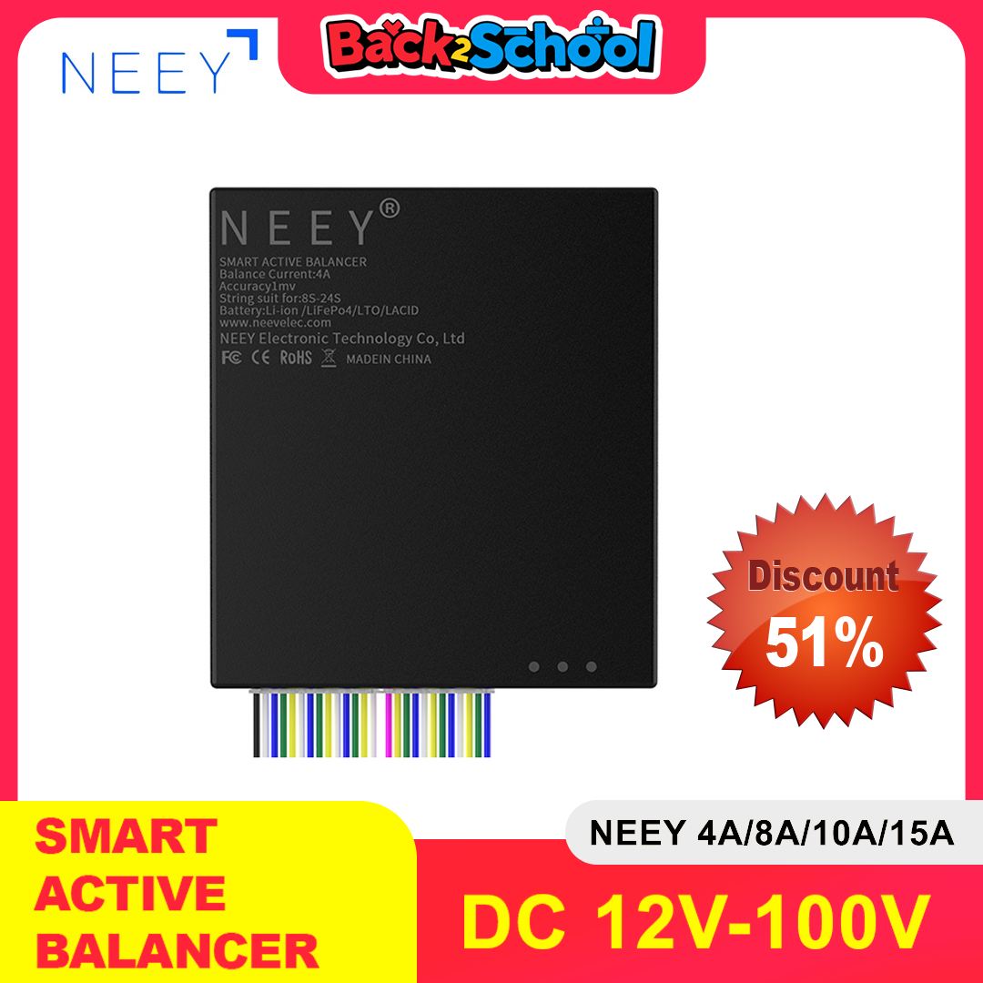 4TH NEEY 4A 8A 10A 15A Balanceador activo inteligente 3S 4S 5S 6S 8S 14S 16S 20S 24S Lifepo4/Li-ion/LTO Batería Entrega rápida desde la UE