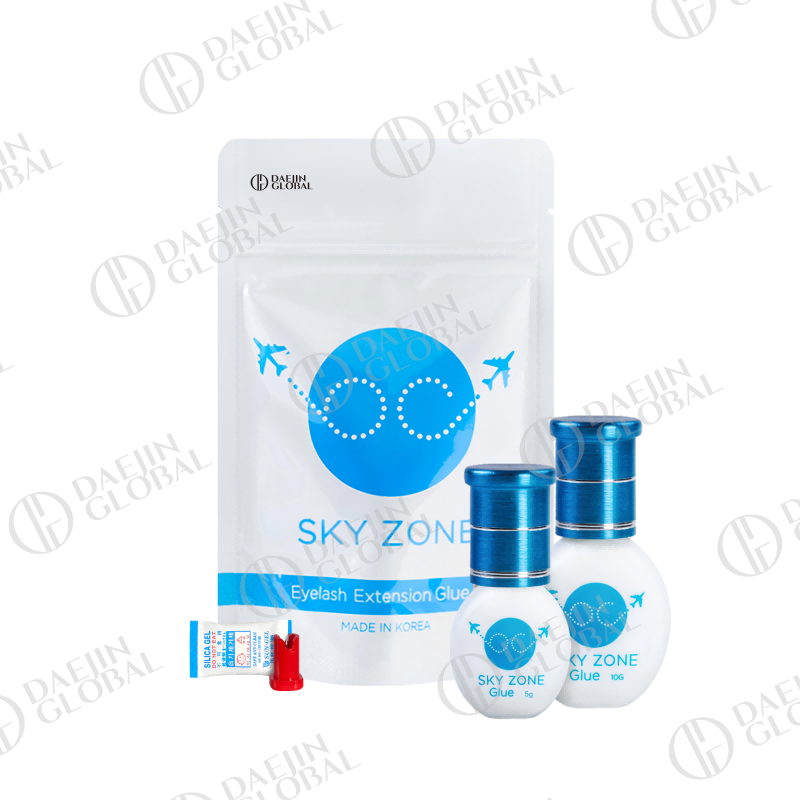 1 Stück 5 g SKY GLUE 2 Sekunden schnellste Trockenzeit stärkste Acht-Sterne-Bonding-Power-Wimpernverlängerungskleber Korea Sky Zone schwarzer Kleber