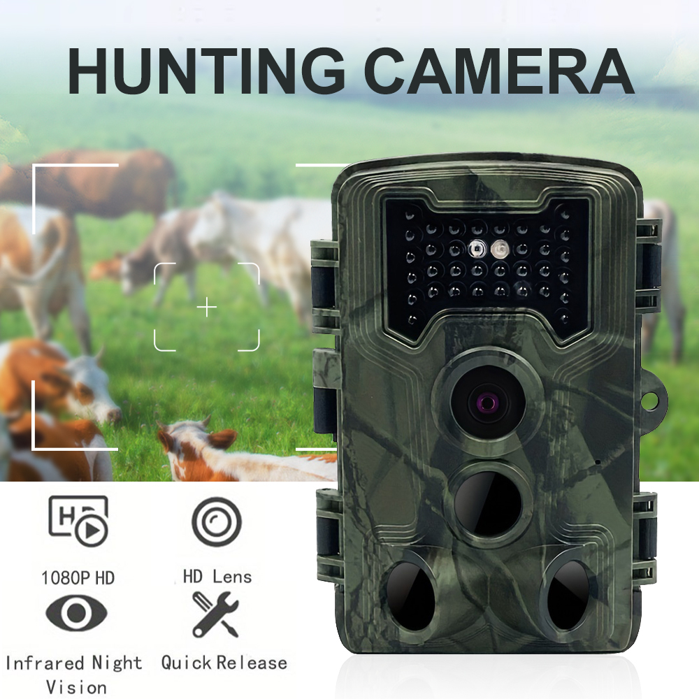Cámara de rastreo para caza, cámara de vida silvestre de visión nocturna de 36MP y 1080P con activación por movimiento, disparador de cámara de rastreo para exteriores, exploración de vida silvestre