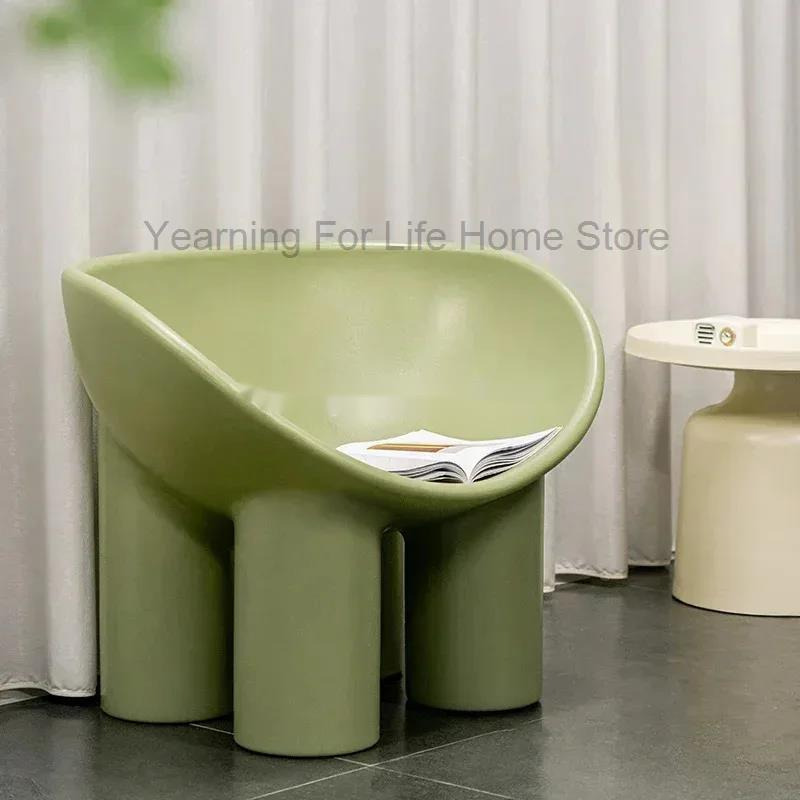 Roly Poly เก้าอี้โซฟาโมเดิร์น Nordic ห้องนั่งเล่นเก้าอี้ Lounge Salon Lazy Ergonomic Relax Designer Luxury Chaise บ้านเฟอร์นิเจอร์