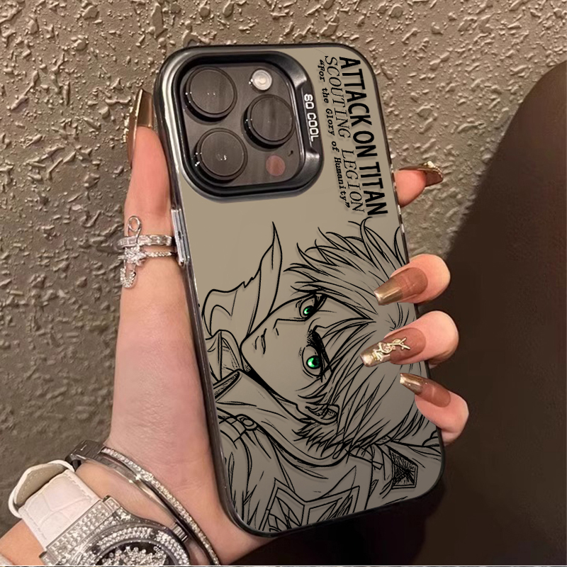 ATTACK ON TITAN MIKASA EREN YEAGER Koppel Harde Telefoonhoes voor Xiaomi Redmi Note 15 14 13 12 10 9 Pro Plus 4G 5G 12S 11S 10S 9S