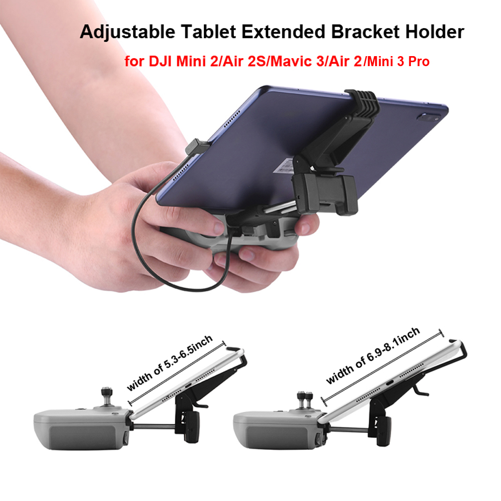 BRDRC Tablet-Halterung für DJI NEO/Mini 4K/Mini 3 Pro/Air 2S/Mavic 3/Air 3 RC-N1/N2/N3 Fernbedienung für iPad/Galaxy/Huawei