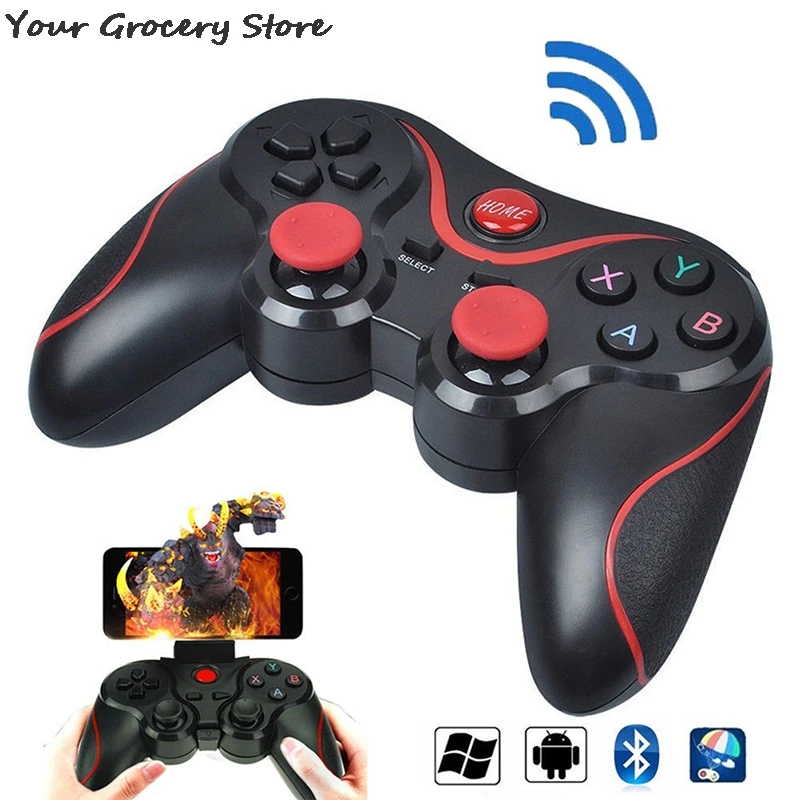 1ชิ้นรีโมทคอนโทรลจอยควบคุมเกมเกมแพดจอยสติ๊ก Android telefoon PC (มีที่จับเท่านั้น)