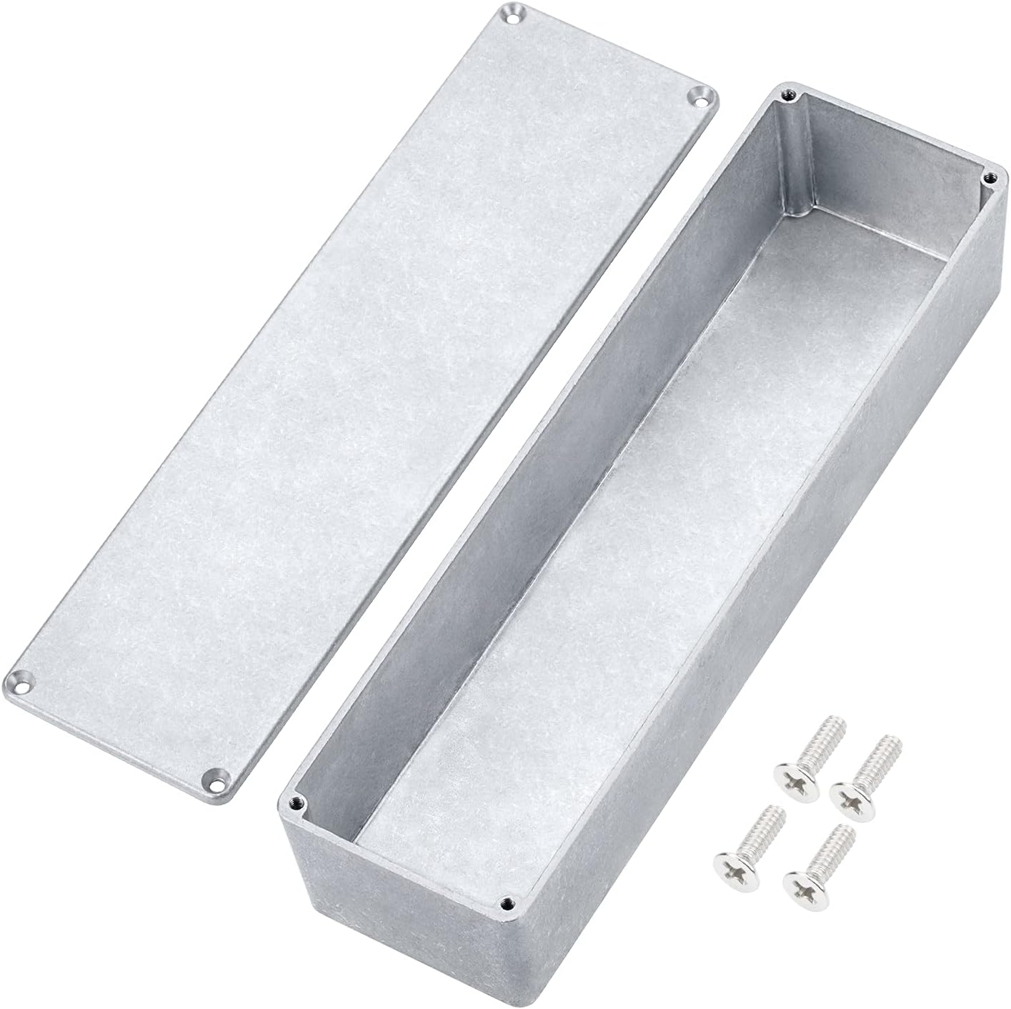 DAIERBUM 1032L Looper Gitarrenpedalgehäuse, Druckguss-Aluminium-Effekte, Stompbox, blanko, DIY, 254 x 71 x 52,5 mm