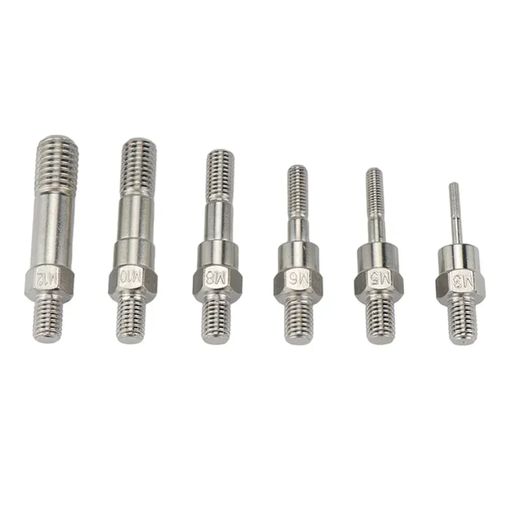 Aço Rivet Machine Acessórios, Nut Tool, Mão Riveter, Dica reposição de peças, M3, M5, M6, M8, M10, 1Pc