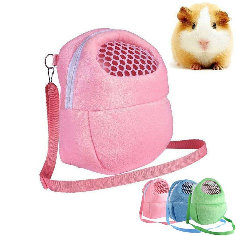 NEUE Kleine Pet Carrier Kaninchen Käfig Hamster Chinchilla Reise Warme Taschen Meerschweinchen Tragen Tasche Tasche Atmungsaktive Haustier Käfig Ratte Leine