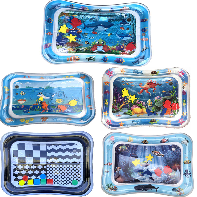 Tapete de água inflável para bebês, almofada infantil, tapete de brincar aquático para crianças, educação precoce, desenvolvimento de brinquedos de verão
