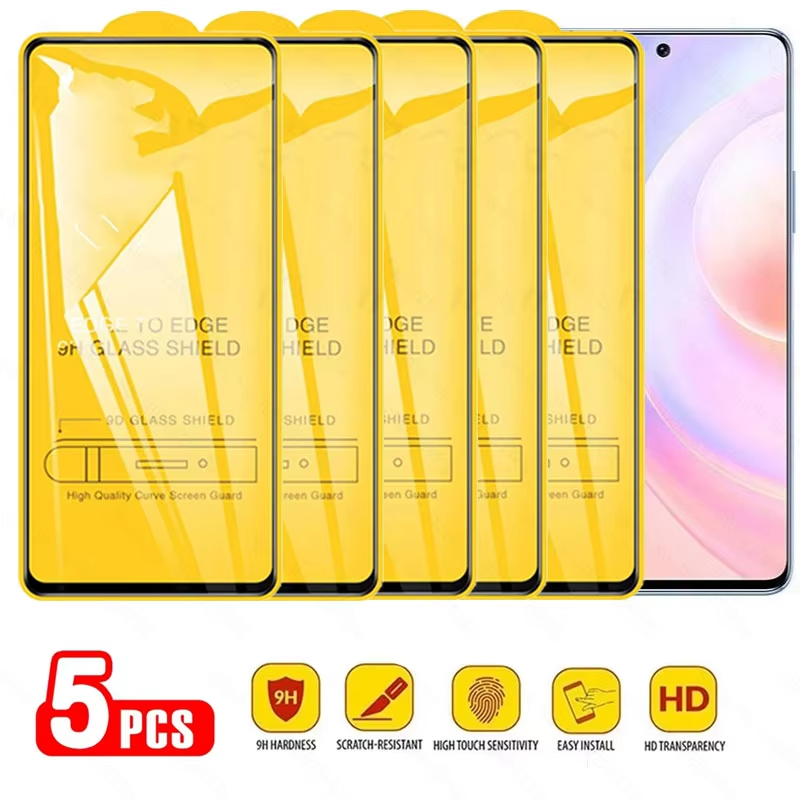 1-5 ชิ้น 9D กระจกนิรภัยสำหรับโปโค M7 โปร 5G X6 X4 F6 F5 M6 โปรกระจกคลุมทั้งหมดสำหรับโปโค M5 M4 โปร X3 X4 โปร F3 กระจกนิรภัย