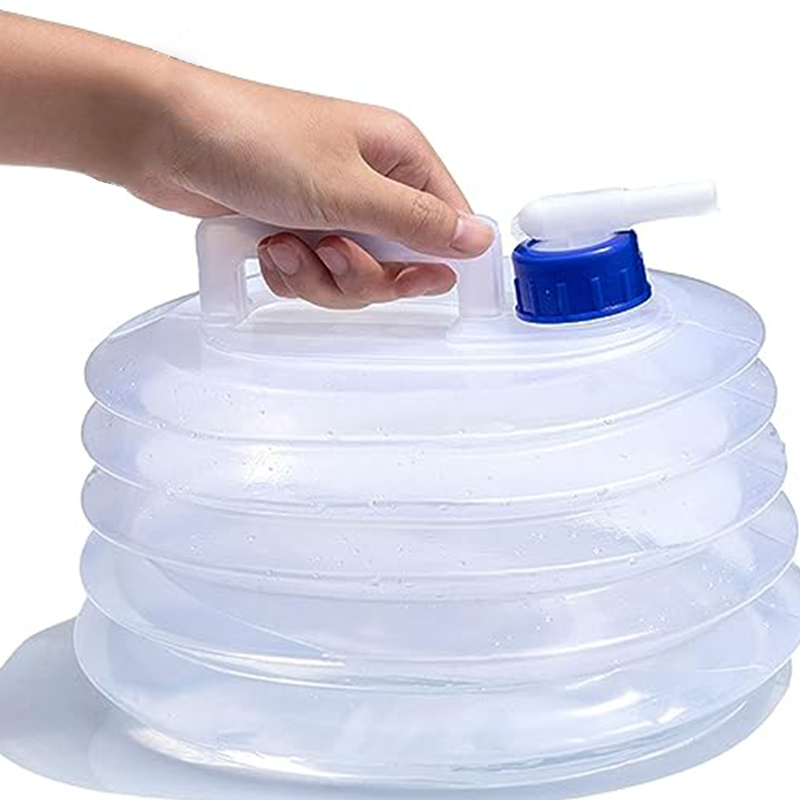 5 / 10 / 15l cubo plegable portátil almacenamiento de agua de emergencia tanque de agua plegable campamento al aire libre senderismo vehículo botella de agua telescópica