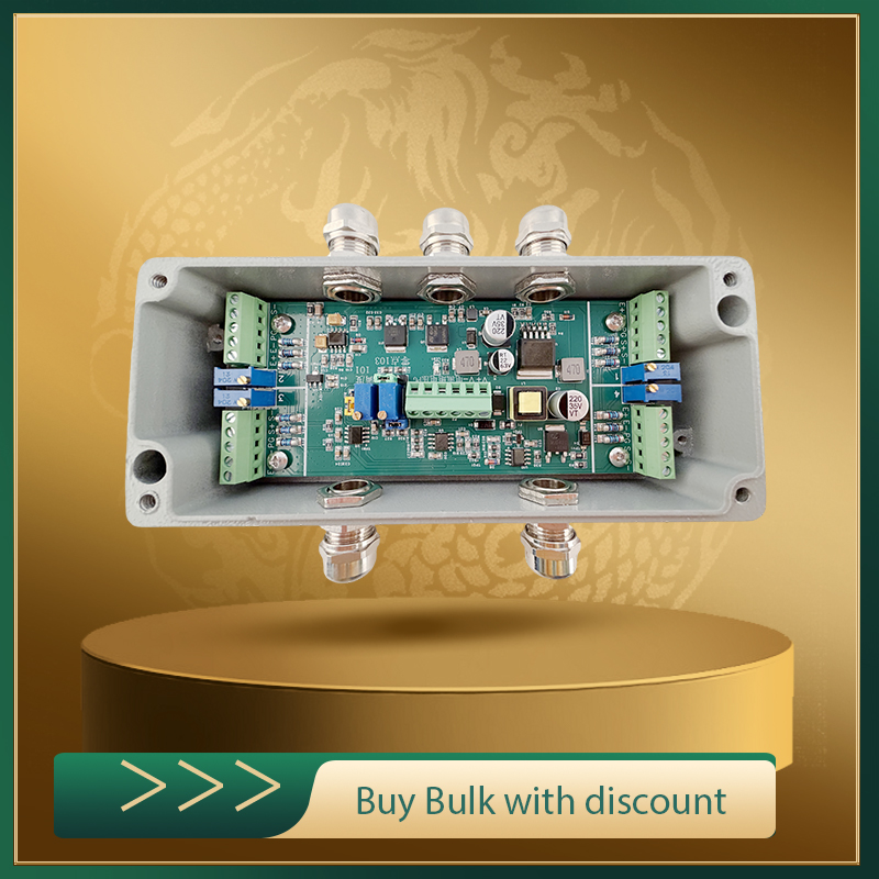 Transmetteur de pesage numérique 4 canaux, convertisseur de signal de cellule de pesage, amplificateur DC12-24V, sortie 0-10V/4-20mA, pour capteurs de cellule de pesage