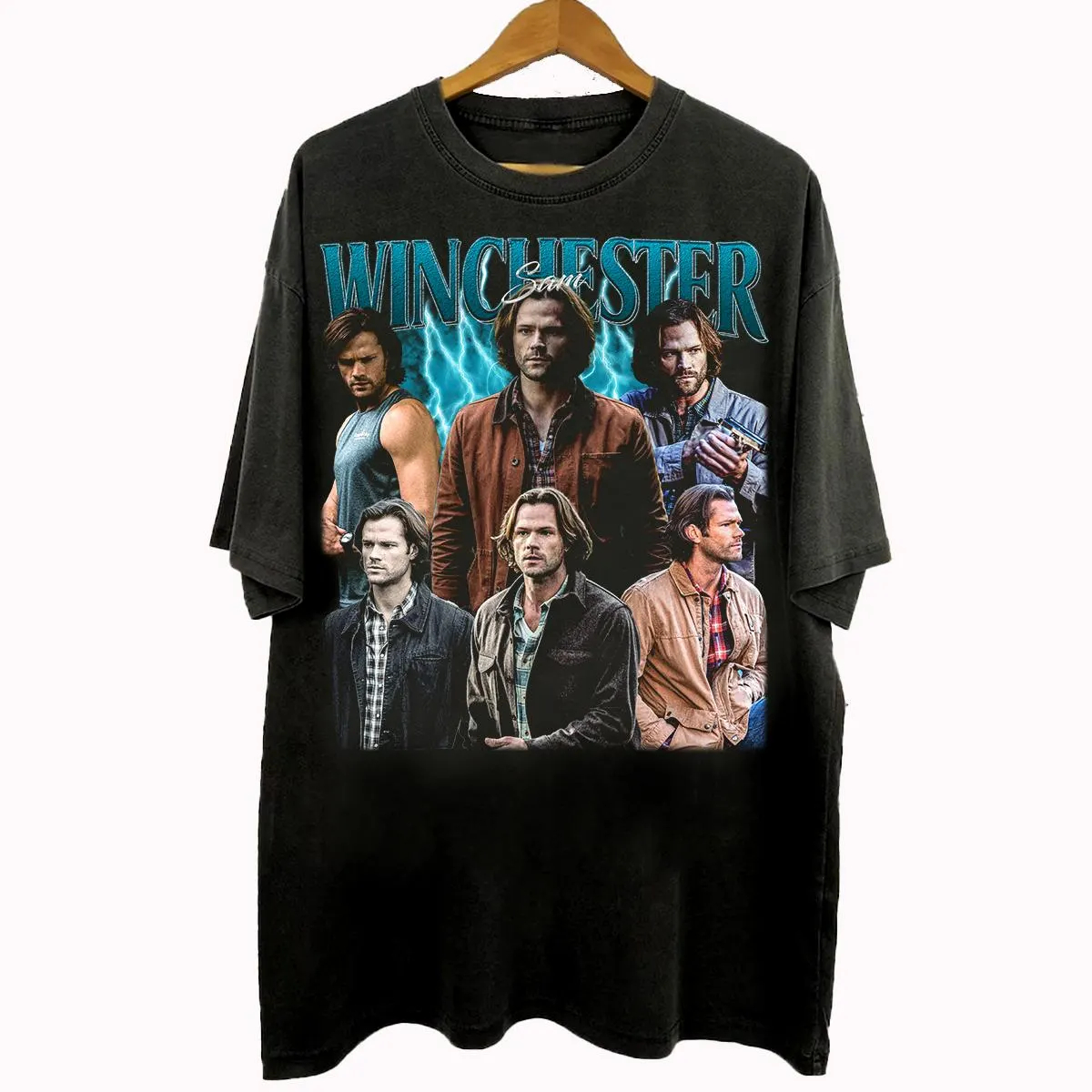 Vintage jaren '90 Bootleg stijl Sam Winchester T-shirt Sam Winchester bovennatuurlijke geschenken voor man en vrouw Unisex T-shirt
