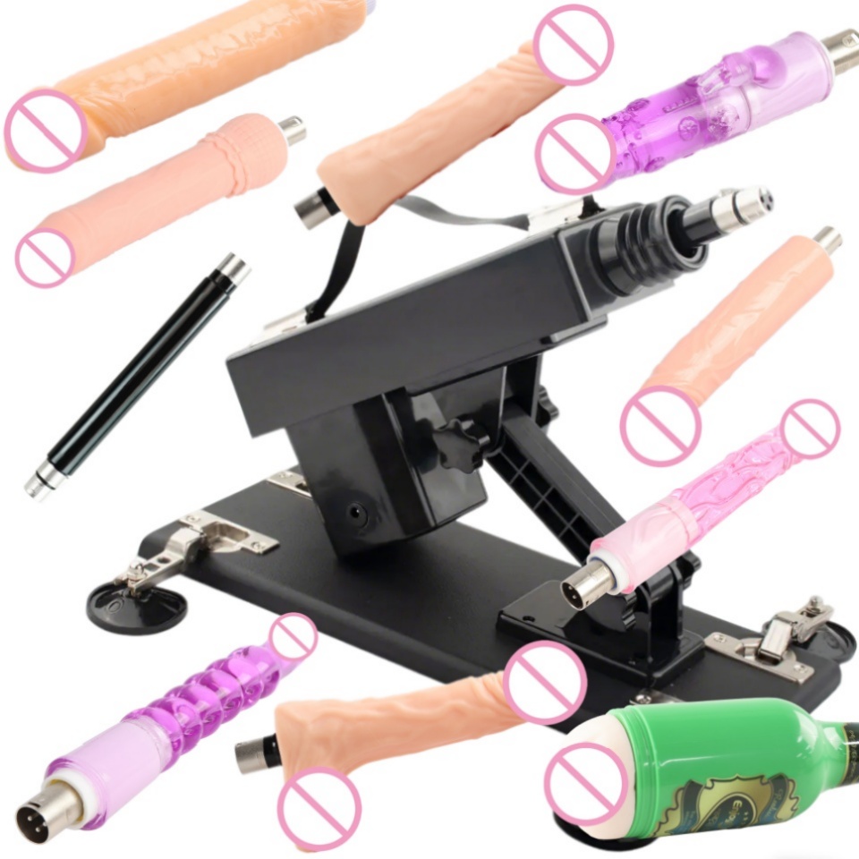 Acessórios para Máquina de Sexo FREDORCH, Vibrador, Brinquedos Sexuais, Máquina de Masturbação com Conexão 3XLR e Acessório de Dildo Telescópico para Mulheres