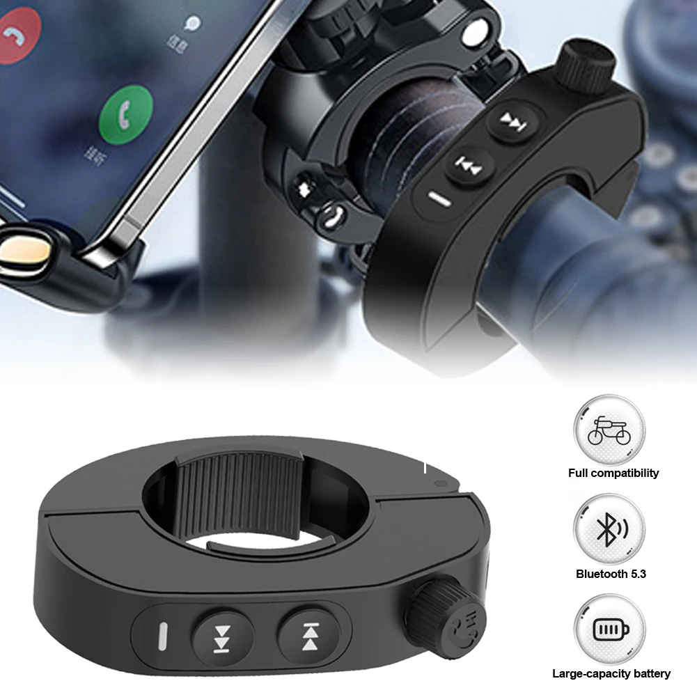 Motorstuurbediening Bluetooth Draadloos handsfree bellen Afstandsbediening Fietsstuur Mediacontrole voor fietsauto