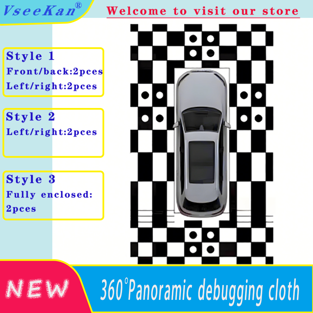 VseeKan Automotive 360 System Calibration Pad, tkanina do kalibracji kamer 360, tkanina do debugowania, tkanina 2D 3D czterowymiarowa
