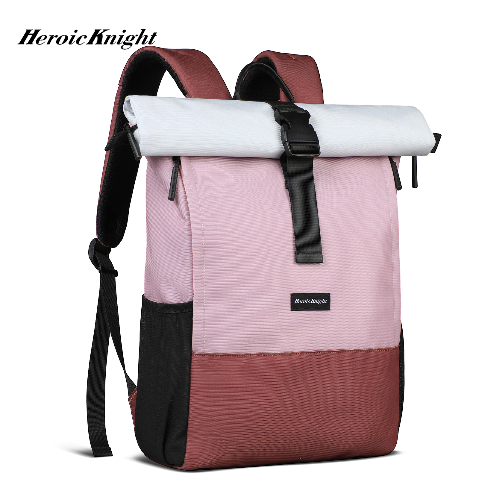 Stylowy plecak na laptopa Heroic Knight Rolltop, wodoodporny, duży plecak podróżny, plecak rekreacyjny damski, plecak uniwersytecki na laptopa 15,6 cala.