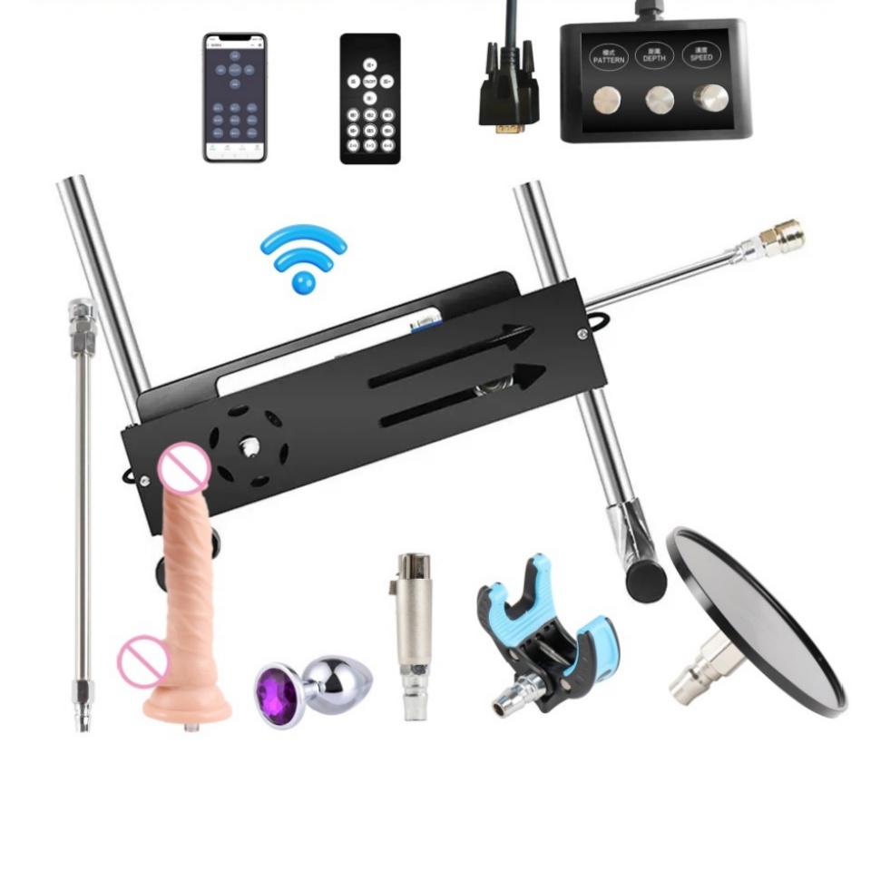 FREDORCH 120W Sexmaschine, verstellbar, automatische Fernbedienung, Masturbationspumpe, Sexpistole, Liebesmaschine für Frauen, Sexspielzeug