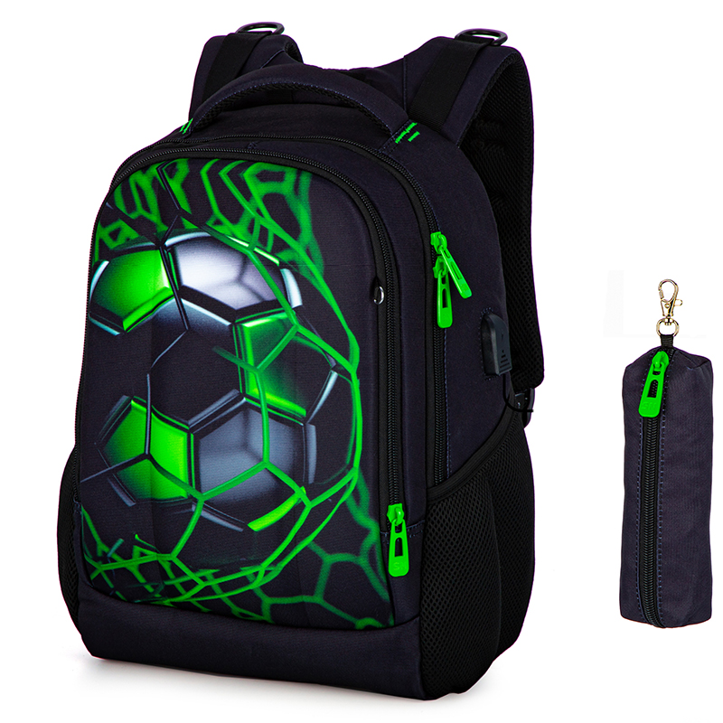 Brand Skyname Orthopedic School Bag for Boys 3D Cartoon Backpacks Students children's Multifunctional Bagpack Bookbag Mochilas