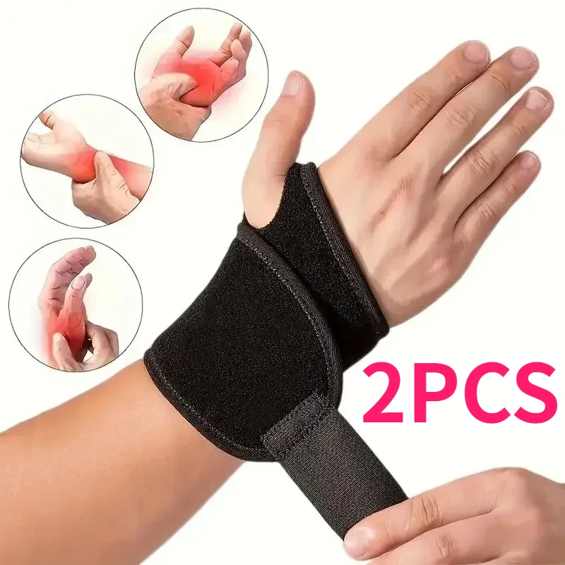 Attelle de poignet réglable, idéale pour femmes et hommes, sangle de soutien, attelle pour le syndrome du canal carpien, adaptée pour la main droite et gauche, pour le fitness