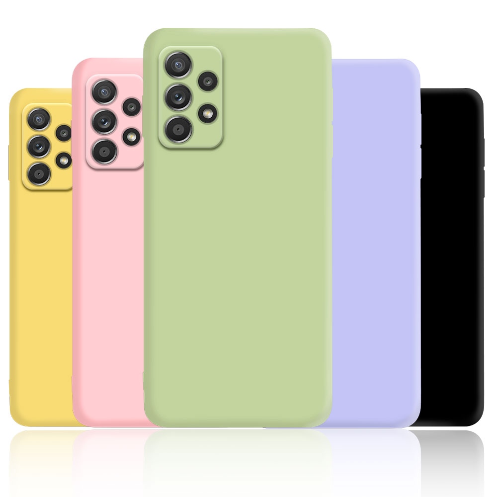 Etui z płynnego silikonu do Samsung Galaxy A52 A72 A13 A23 A33 A53 A73 A04 A04E A14 A15 A24 A25 A34 A35 A55 A54 A22 A32 5G Cover