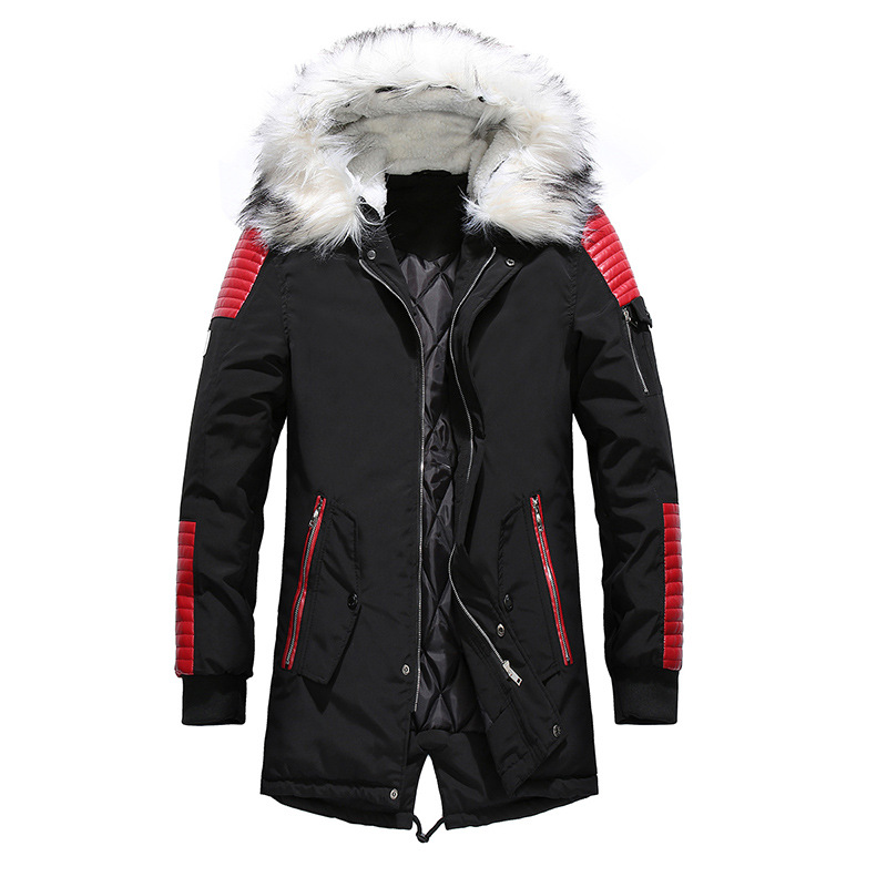 Man Parka Capuchon Winter Winddicht Mannelijke Dikke Warme Jas Plus Size Mannen Capuchon Mode Heren Nieuwe Parka Dikker Jas Parka mannen
