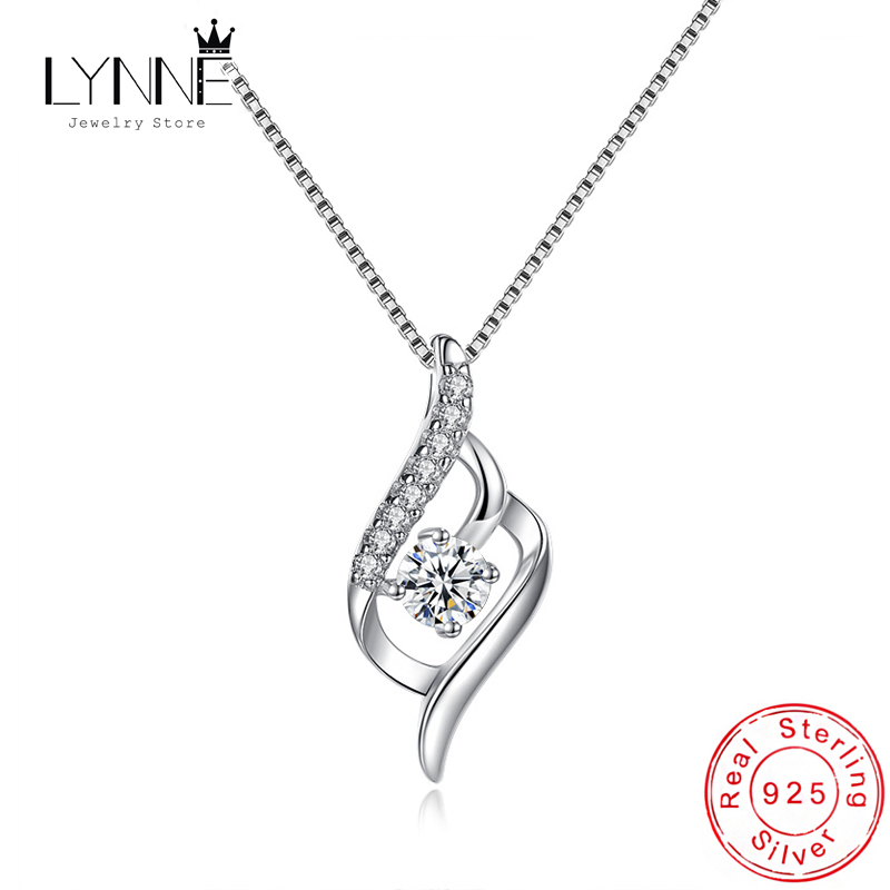 Nouveau 925 bijoux en argent Sterling élégant plume Zircon pendentifs colliers femmes mode exquis symbole CZ sauvage clavicule chaîne