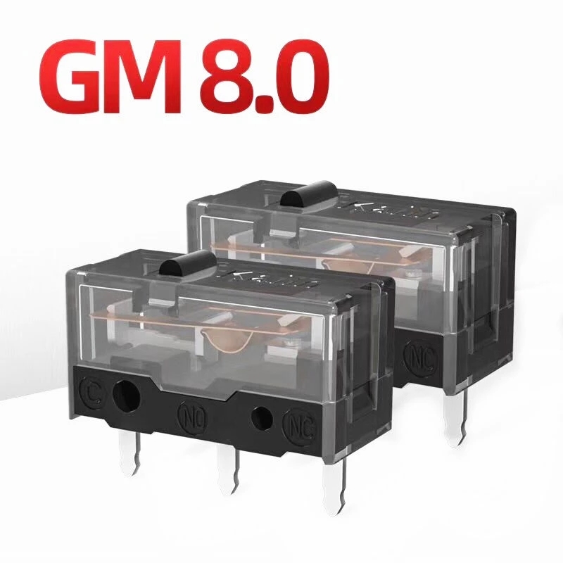 10 UDS-1Pc nuevo microinterruptor Kailh GM 8,0 GM8.0 Contactor dorado 80 millones de clics de vida ratón de ordenador botón Micro Swicth izquierdo y derecho