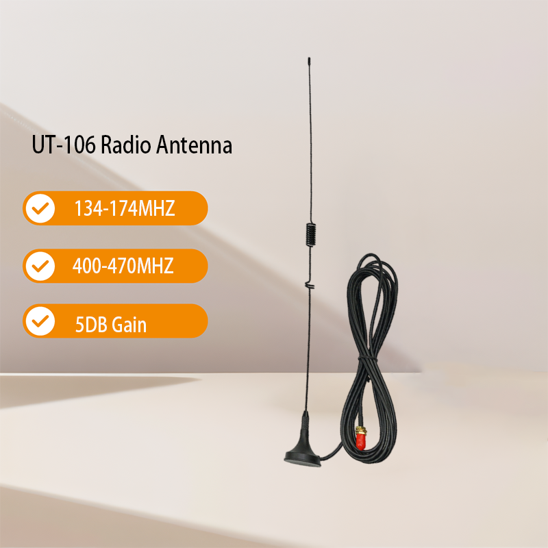 名古屋 UT-106UV カーアマチュア無線アンテナ Baofeng UV5R UV デュアルバンド VHF UHF 磁気ベースアンテナ