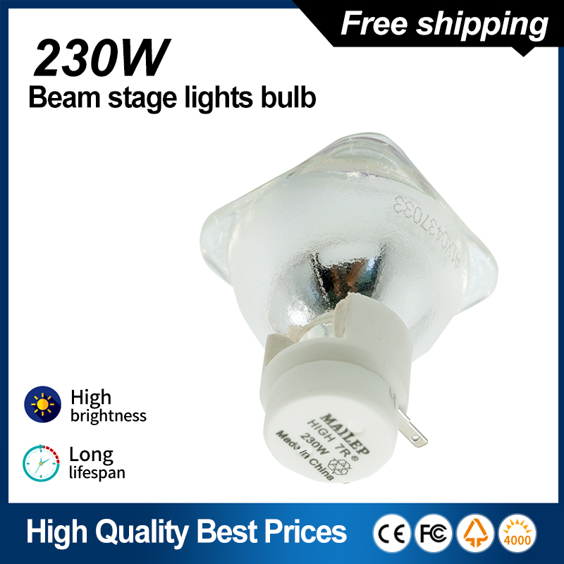 Lámpara de haz 7R MSD 230W R7 Platinum Sharpy 7R bombilla de estudio de escenario reemplazo para haz 230 luz con cabezal móvil lámpara de un solo extremo