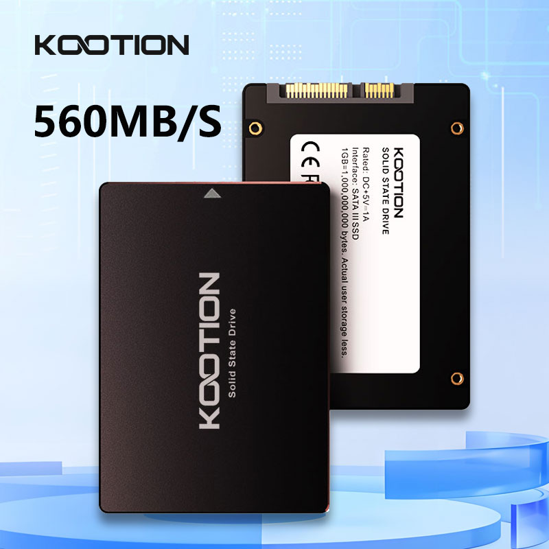 KOOTION SATA 3 SSD ไดรฟ์ HDD 2.5 ฮาร์ดดิสก์ SSD 64GB 128GB 240GB 256GB 480GB 512GB HD SATA3 ฮาร์ดไดรฟ์โซลิดสเตตสำหรับแล็ปท็อปพีซี